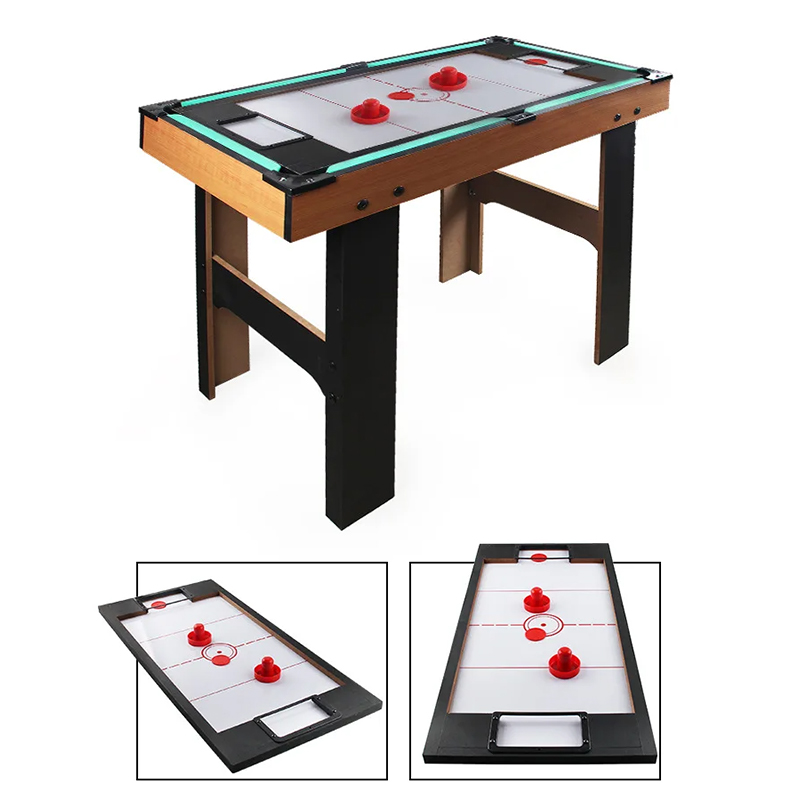 4-in-1 Multi-Game Table na may Foosball, Air Hockey, Table Tennis, at Pool