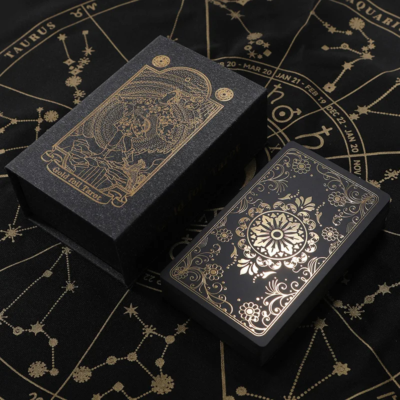 Mga Black PVC Classic Tarot Card