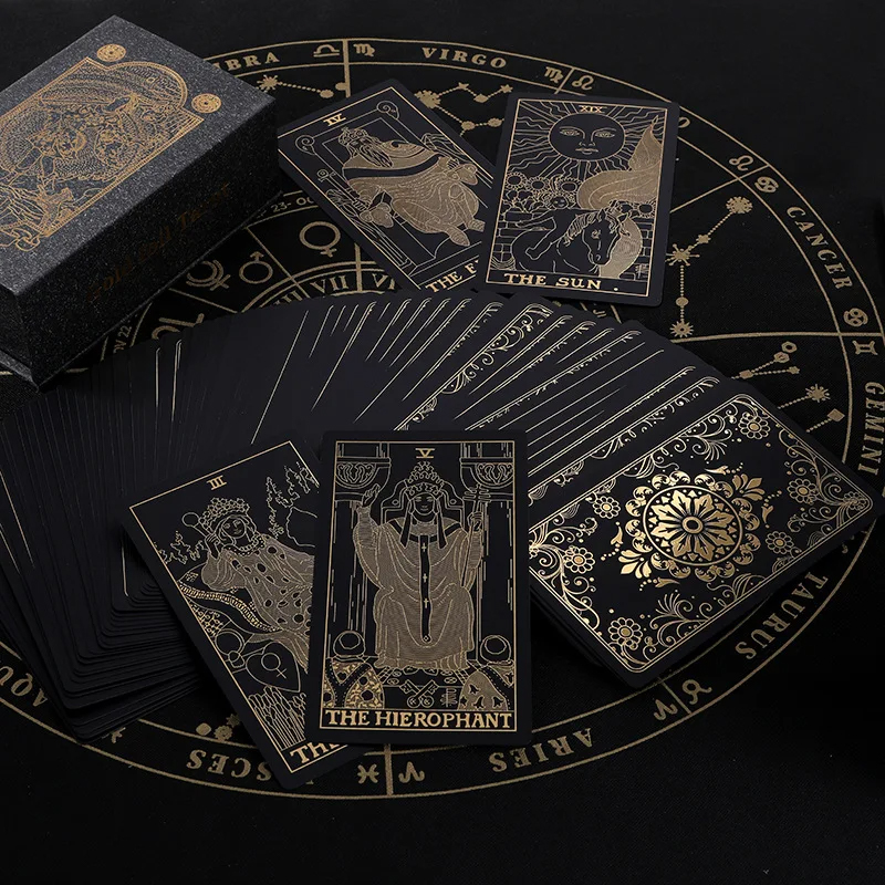 Mga Black PVC Classic Tarot Card