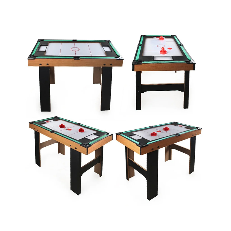 4-in-1 Multi-Game Table na may Foosball, Air Hockey, Table Tennis, at Pool