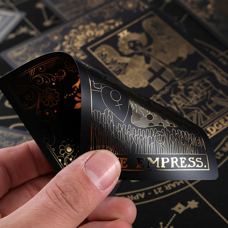 Mga Black PVC Classic Tarot Card