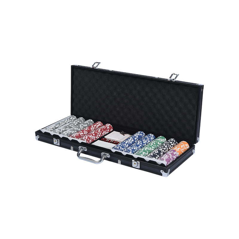 500-Chip Casino Style Set na may case