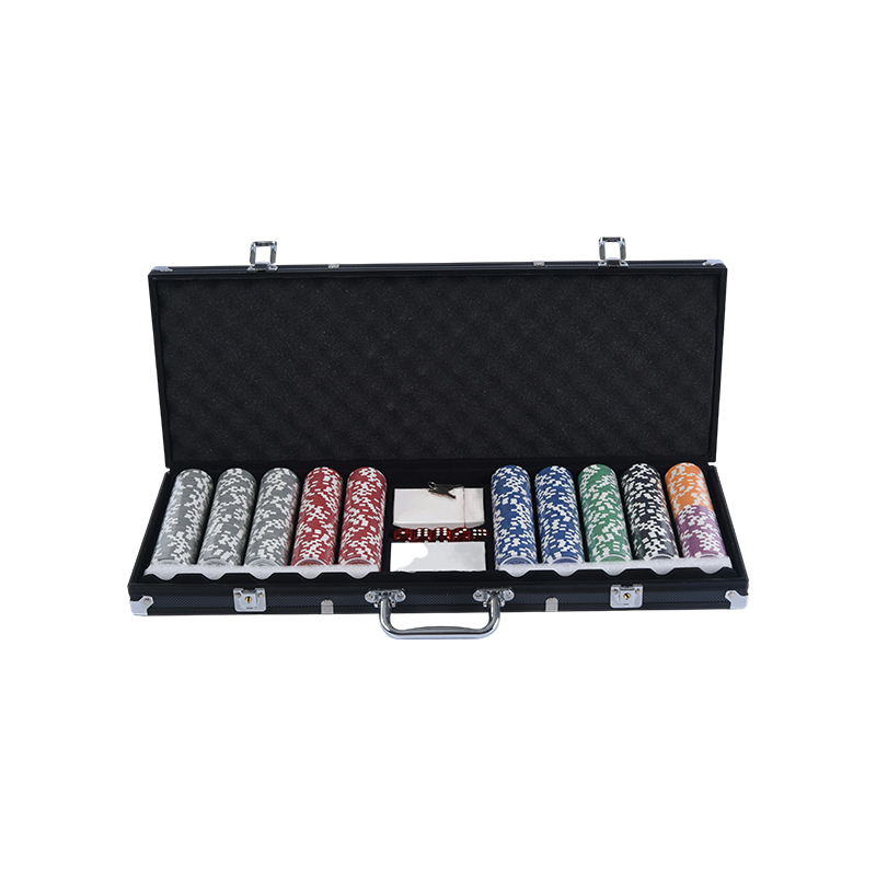 500-Chip Casino Style Set na may case