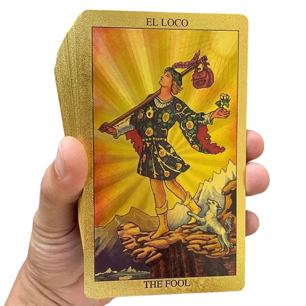 Premium Gold-Foil Tarot Cards Set