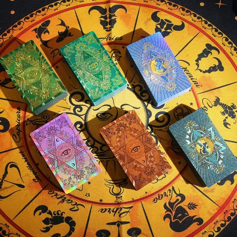 Zodiac-Themed Collectible Edition - Mystic's Treasure Tarot at Crystal Set