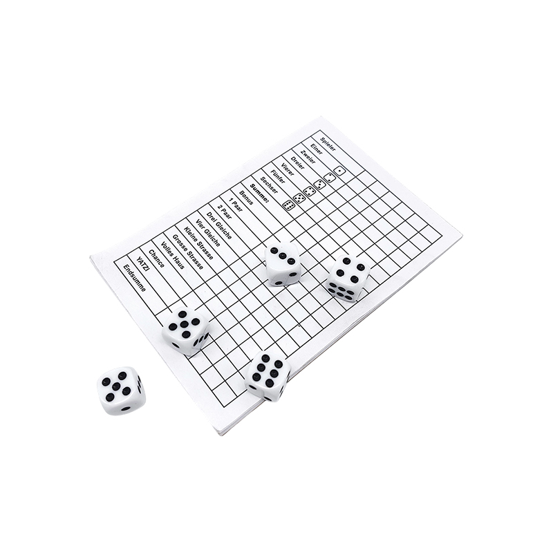 Classic Dice Game Essentials YATZY Scoreboard Set