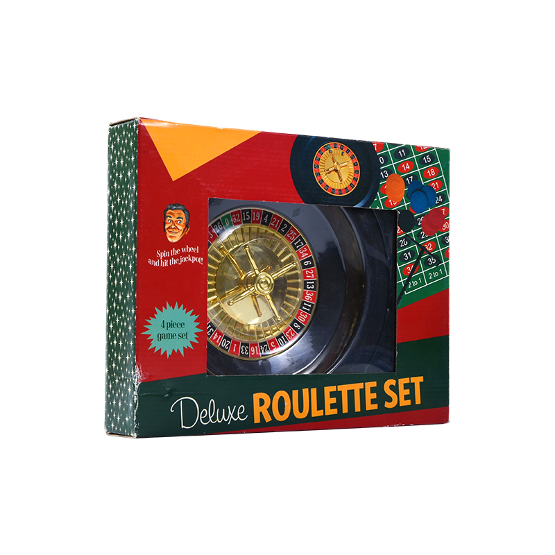 Deluxe Roulette Set – 4-Piece Game Set sa Vibrant Packaging