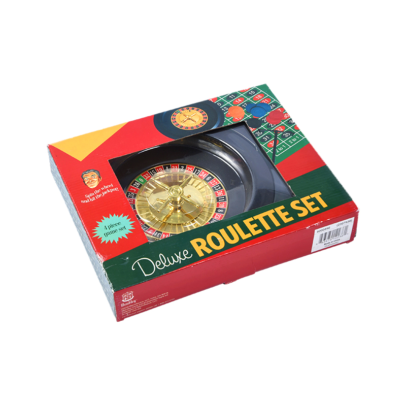 Deluxe Roulette Set – 4-Piece Game Set sa Vibrant Packaging