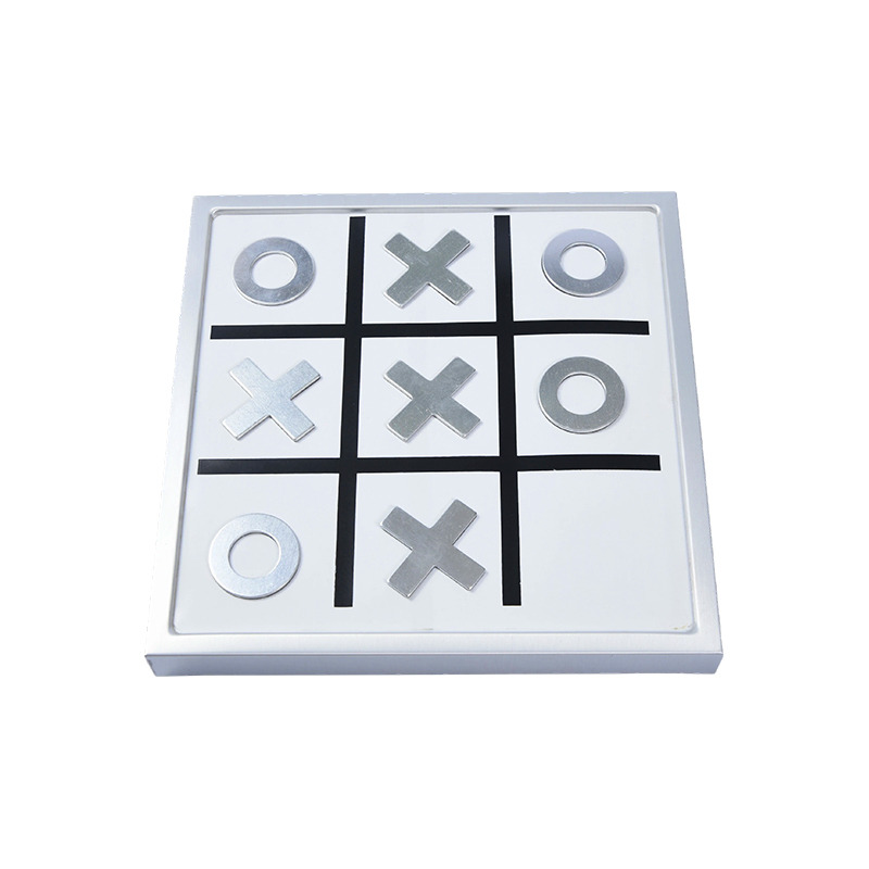 Desktop Edition Modern Metal Tic-Tac-Toe Game