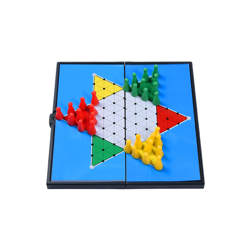 Portable Magnetic Chinese Checkers Game