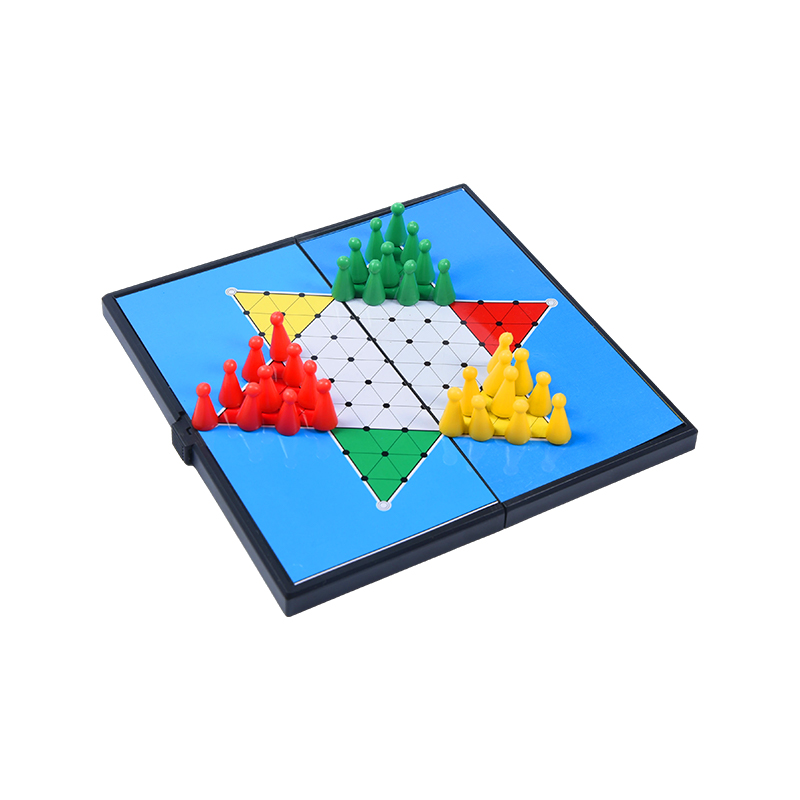Portable Magnetic Chinese Checkers Game