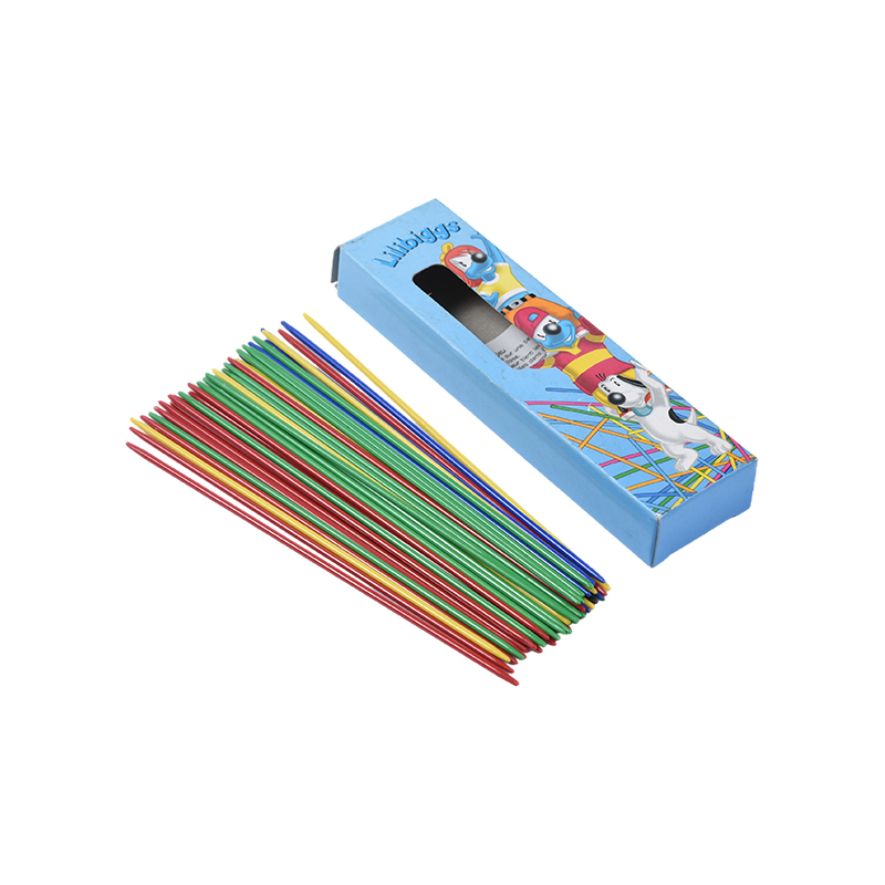 Rainbow Pick-Up Sticks - Set ng Tradisyunal na Dexterity Game