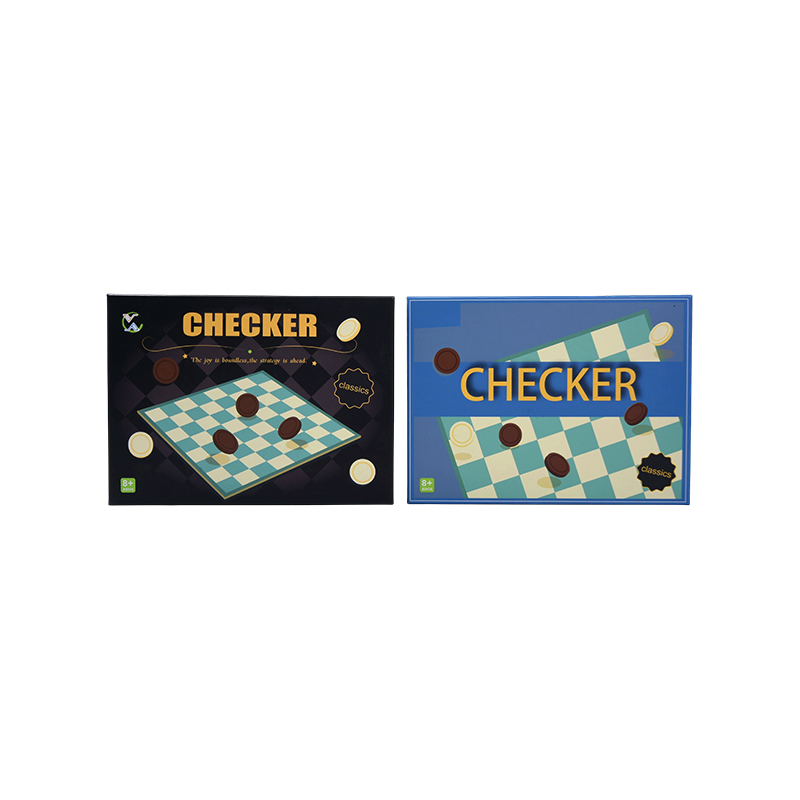 Wooden Checkers Board Game – Klasikong Strategy Game na may Dalawang Opsyon sa Packaging