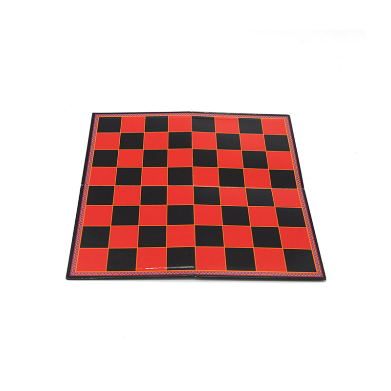 Classic na 2-in-1 Checkers, Chess at Tic-Tac-Toe Tin Set