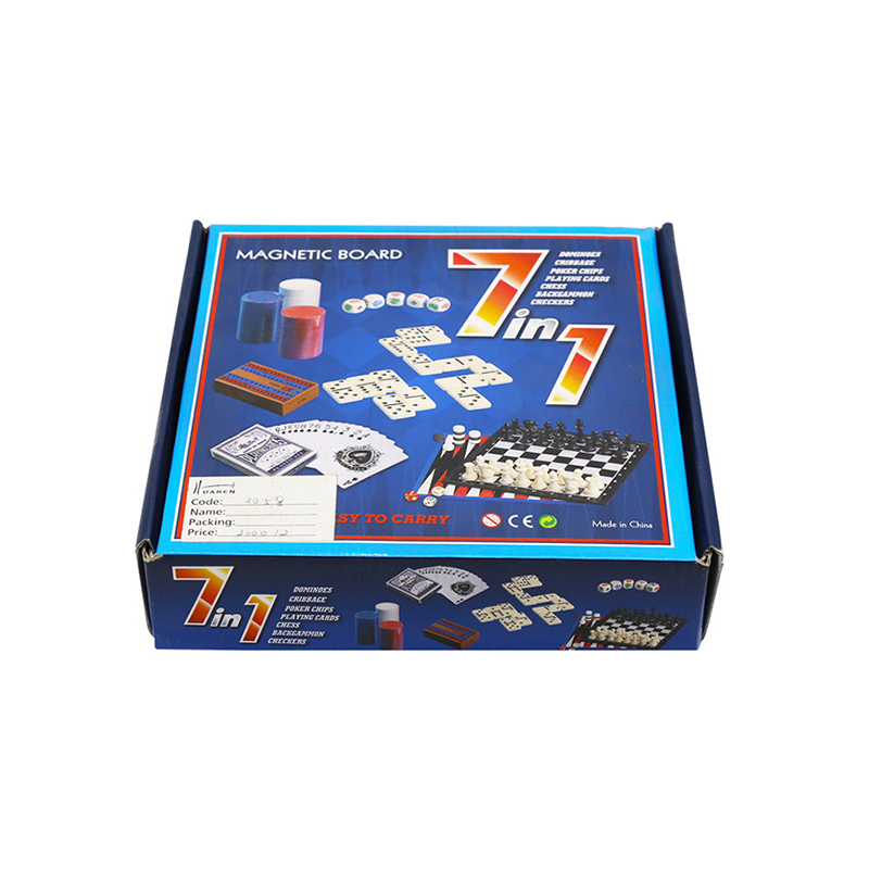 Classic Multi-Game Set - Chess, Dominoes, Poker at Checkers Combo