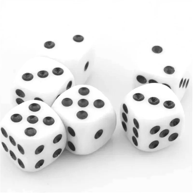 100 Piraso sa 10 Makulay na Kulay Makukulay na Sari-saring Dice Set
