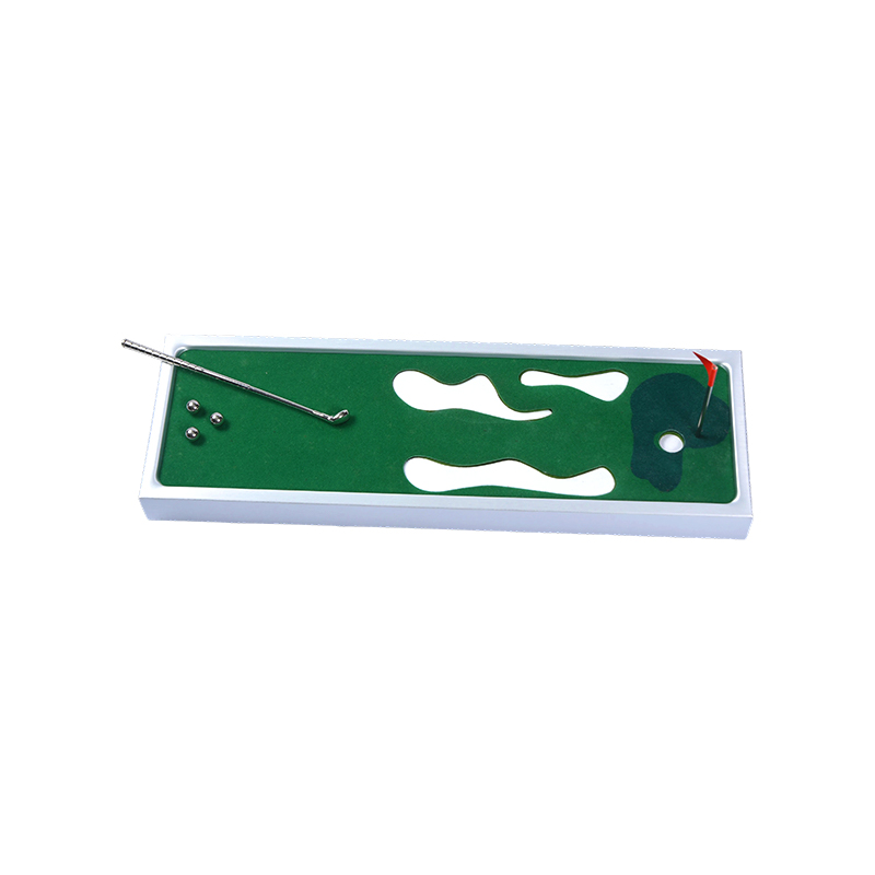Portable Indoor Golf Game na may Aluminum Frame Desktop Mini Golf Putting Green