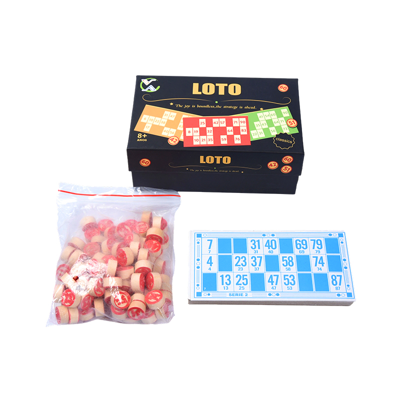 LOTO (Bingo-Style) Game Set – Kumpleto sa Token, Card, at Storage Box