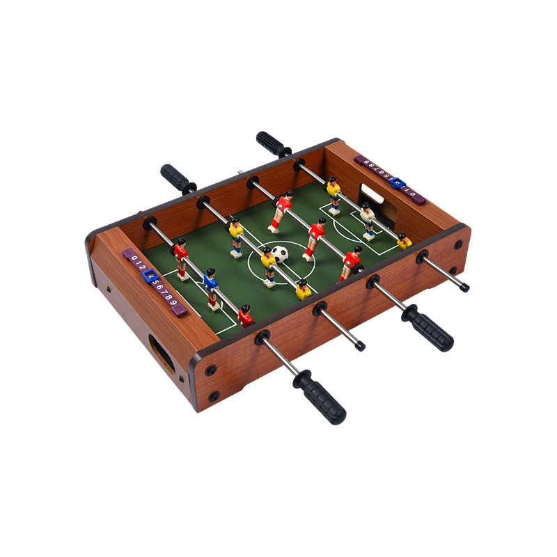 Compact na Desktop na Soccer Game na may Masiglang Manlalaro na Wooden Mini Foosball Table