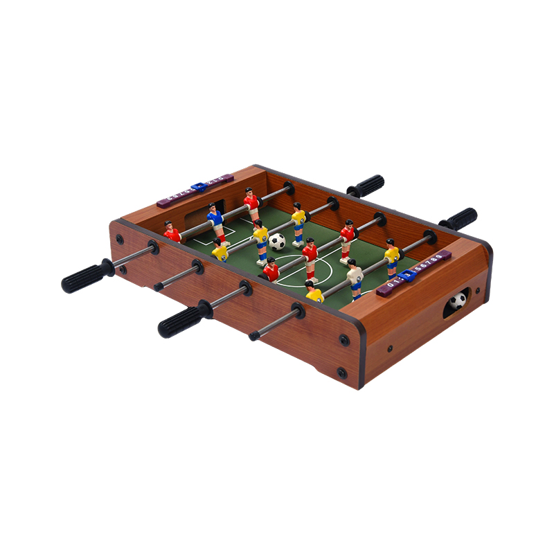 Compact na Desktop na Soccer Game na may Masiglang Manlalaro na Wooden Mini Foosball Table