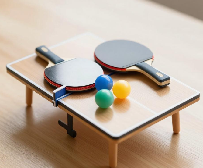 Gabay sa Tabletop Ping-Pong Table Sizes at Materials